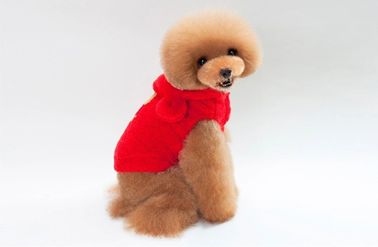 Winter Custom Dog Hoodies , Cold Proof Small Dog And Cat Clothes supplier