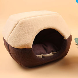 Winter Dog Bed House Foldable Soft  Animal Puppy Cave / Sleeping Mat Pad supplier