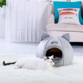 Coral Fleece Pet Bed Cats Sleeping Bag Winter Warm Small Cat Beds supplier