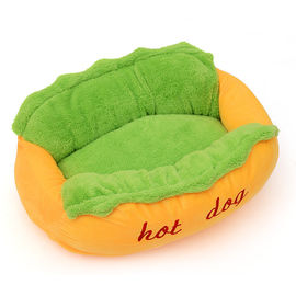 Various Size Pet Bed Warm Soft Fiber Dog Lounger Bed Available In All Seasons supplier