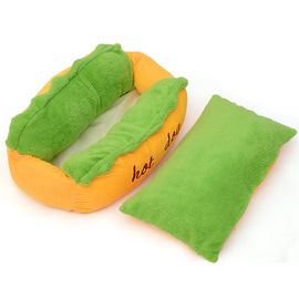 Various Size Pet Bed Warm Soft Fiber Dog Lounger Bed Available In All Seasons supplier