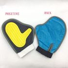 Soft Silicone Grooming Brush Glove Double Purpose Mesh Cat Hair Glove supplier