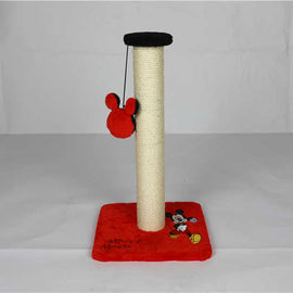 Eco - Friendly Diy Cat Scratching Post , Cat Scratch Pole Good Stability Not Hurt Skin supplier