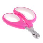 Pink Color Pet Nail Scissors , Pet Pedicure Nail Grinder Ergonomic Design supplier
