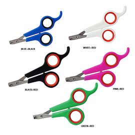 Multiple Color Pet Nail Tools / Pet Pedicure Nail Trimmer Size 12 * 6 * 3cm supplier