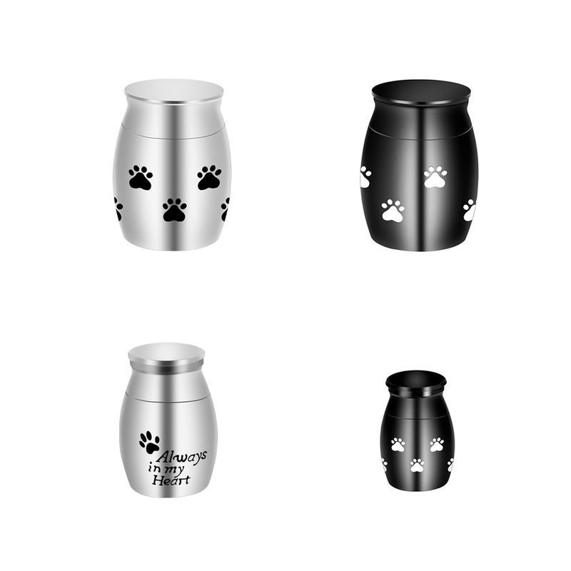 Stainless Steel Pet Urns / Small Pet Urn Customized Logo For Animal Ashes supplier