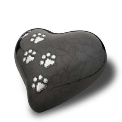 3 Inches Heart Shaped Pet Urns Eco Friendly With Matte / Polish Finish supplier