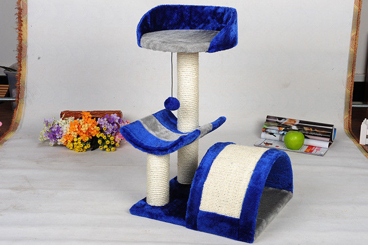 Double Layer Cat Climbing Frame Weight 5.5kg With High Density Platform supplier