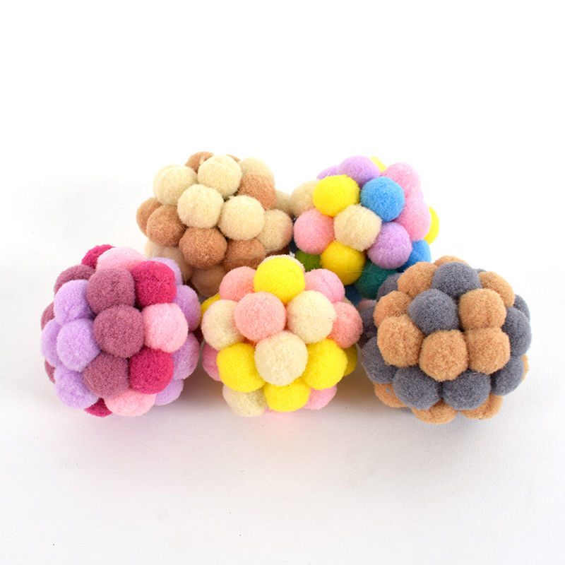 Colorful Pet Play Toys Portable PP Cotton Material Any Logo Available supplier