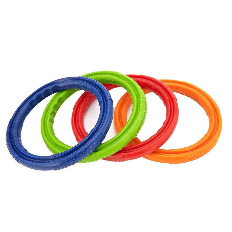 Eco - Friendly Dog Chew Toys , Portable Puller Rings For Dogs TPE Material supplier