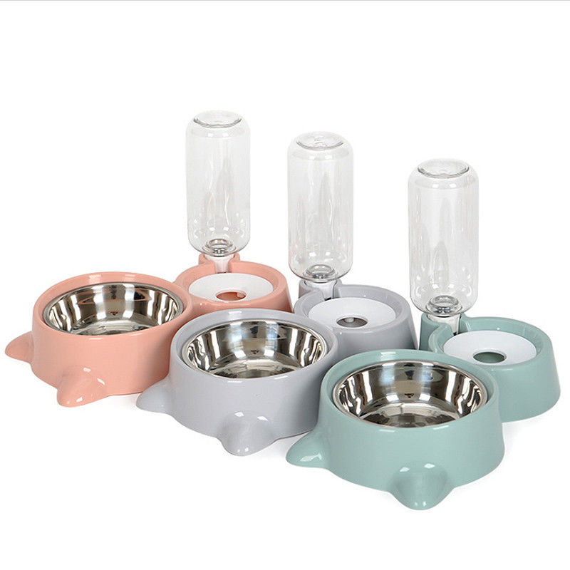 Safefy Pet Food Feeder Automatic High Strength PP Material With Non - Slip Mat supplier
