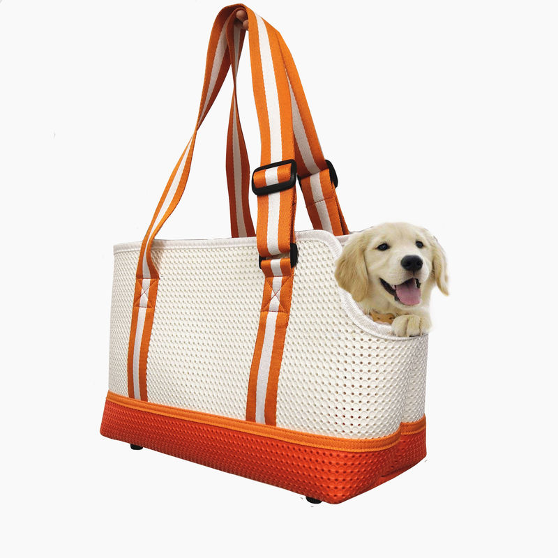 String Closure Pet Carrier Bag Size 38 * 26 * 20 Cm Food Grade EVA Material supplier