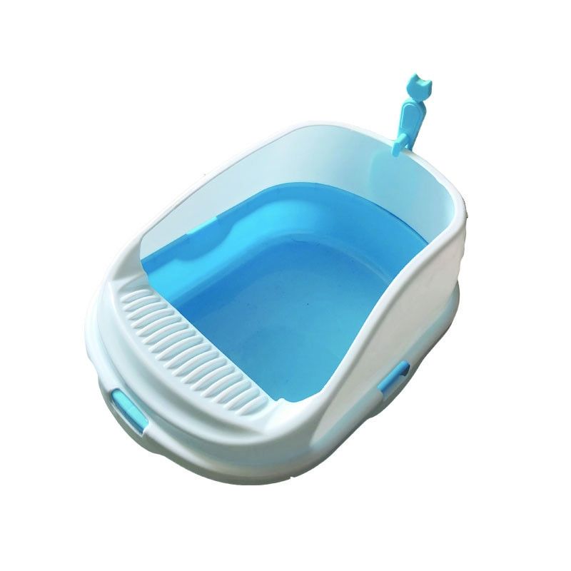 Plastic Modern Kitty Litter Box , Fashionable Enclosed Cat Litter Box supplier