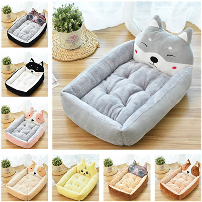 Mechanical Wash Dog Bed Mat Cute Animal Cartoon Shaped For Pet Kennels supplier